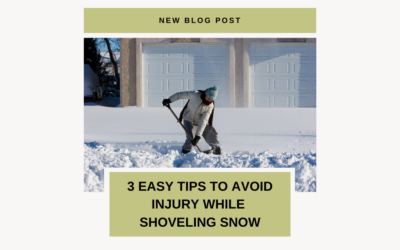 3 Easy Tips to Avoid Injury While Shoveling Snow