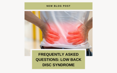 Frequently Asked Questions: Low Back Disc Syndrome